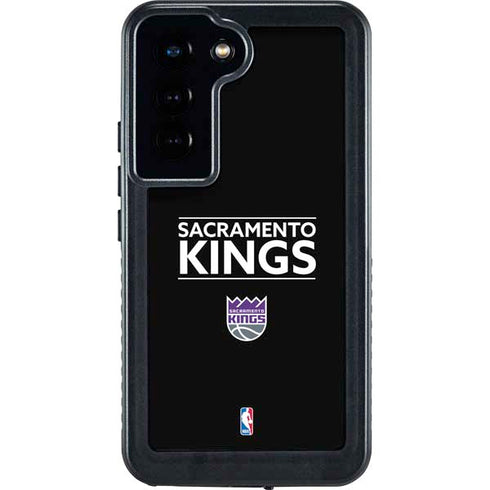 NBA Sacramento Kings Standard - Black Galaxy S24 Waterproof Case